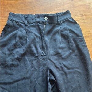DONNI. Black Elastic Waist Trousers
